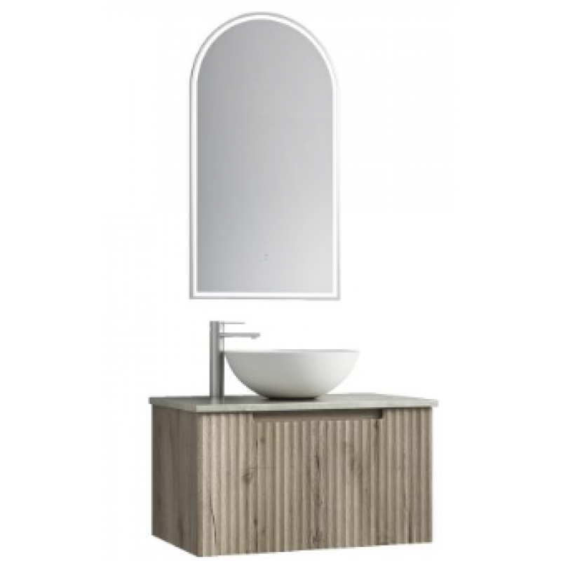 Aulic Vanity CALDER WALL HUNG 750mm with ceramic top 